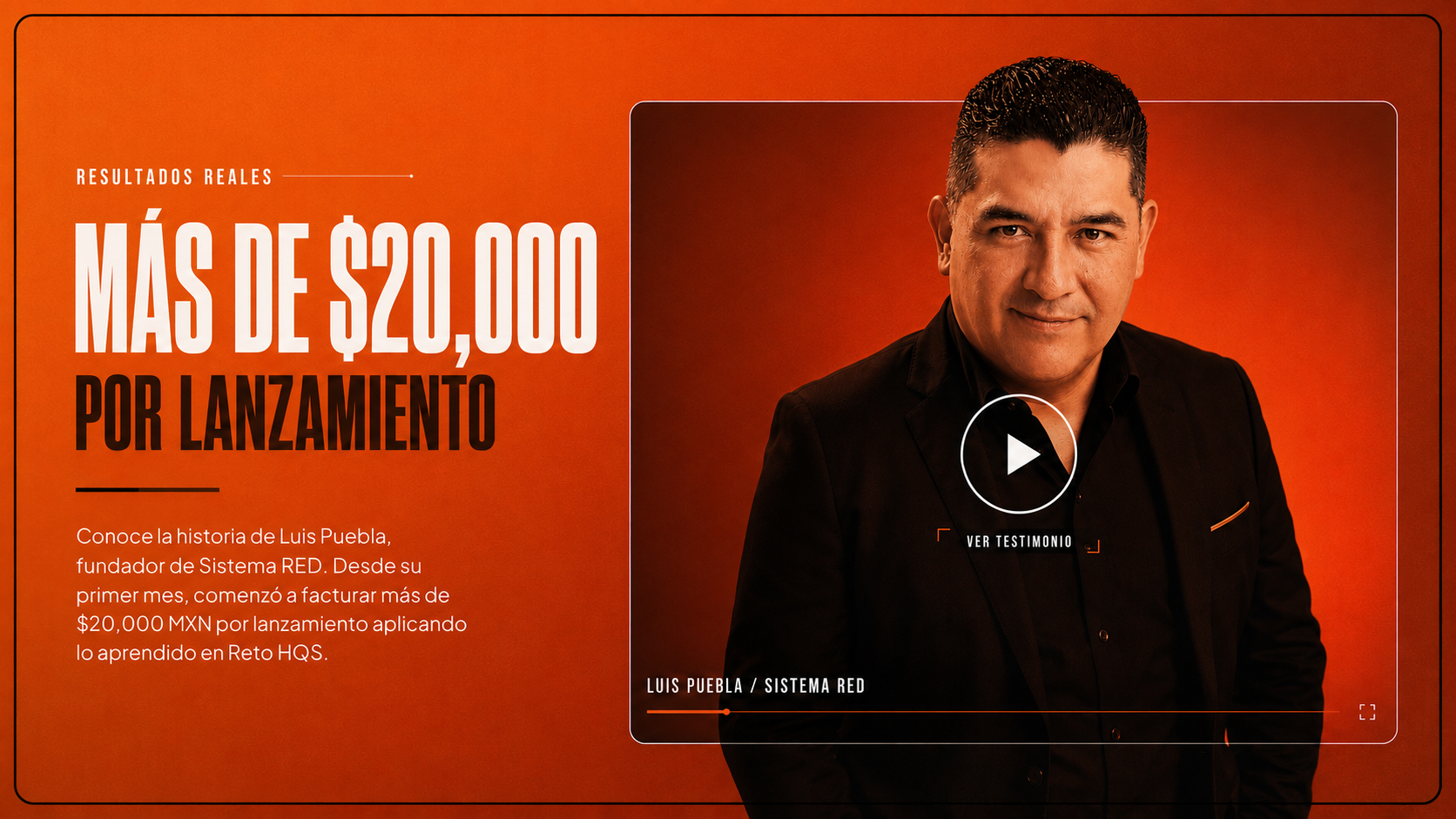 Resultados reales: Luis Puebla, más de veinte mil pesos por lanzamiento